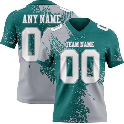 Teal Green and Gray