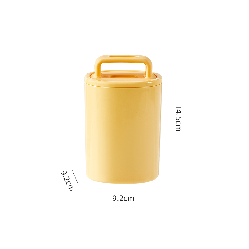single compartment yellow