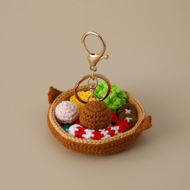 colorful Malatang key chain