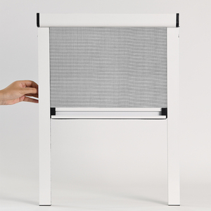 Pantalla retráctil de aluminio para ventana, mosquitera para insectos, zanzariera a rullo