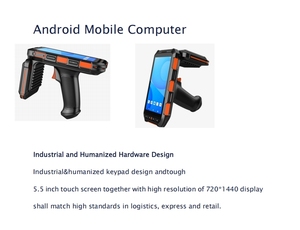 NFC、Bluetooth、および2Dバーコードを備えた産業用RFIDリーダー高速データキャプチャ用のオクタコアプロセッサをスキャンする - Product Image 5