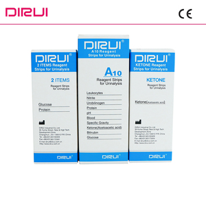 Dirui Factory 10 Parameters Urine Analysis <strong>Test</strong> Strips 10URS UTI Strip - Product Image 2