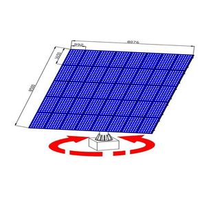 Sistema de seguimiento solar de la mejor calidad, 12kw, dos ejes, todos los componentes clave, sistema de seguimiento de paneles solares, seguimiento solar de doble eje - Product Image 5
