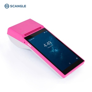 Scangle SP01 3G y 4G Terminal portátil Android POS Mini sistemas POS con impresora de recibos para sistema de lotería - Product Image 1