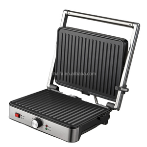 Aifa 2 fatia destacável removível casa elétrica Panini Grill BBQ Sandwich Maker 2000W Easy-to-clean Non-stick Waffle Maker