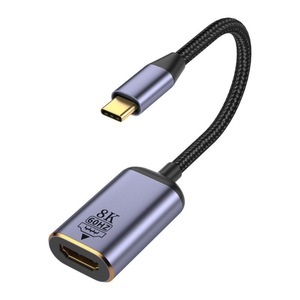 Pantalla de cable hembra de fuente de a HDMI, pantallas de monitor 8K 60HZ UHD 4K, adaptador macho tipo C a HDMI hembra - Product Image 1