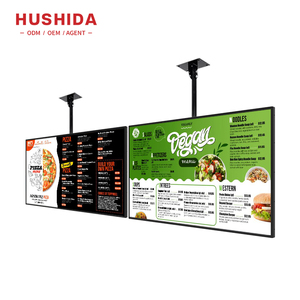 USB <strong>Network</strong> 43&quot; Multi-Screen Auto Poster Video Window <strong>Lcd</strong> Advertising <strong>Display</strong> Food Coffee Shop Custom Menu Board
