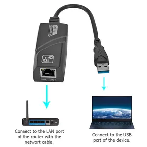Mini USB 3.0 Gigabit Ethernet adattatore USB a RJ45 Lan scheda di rete per Windows 10 8 7 XP Computer portatile PC - Product Image 4