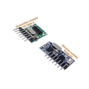 Kabelloser 433 MHz-RF-Modul Empfänger und Sender Fernbedienung eingebautes Lernen Code 1527 Decodierung 4-Kanal-Ausgang