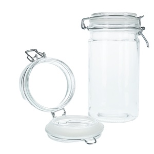 โหลแก้วพร้อมฝาปิดโลหะ,ขวดโหลแก้วพร้อมฝาปิดแบบพลิก - Product Image 1