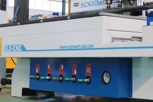 La mejor opción 1530 Multi Spindles ATC CNC Router con dispositivo giratorio para procesar pasamanos de escaleras - Product Image 5