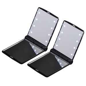 新产品汽车迷你化妆盒带化妆镜 - Product Image 1