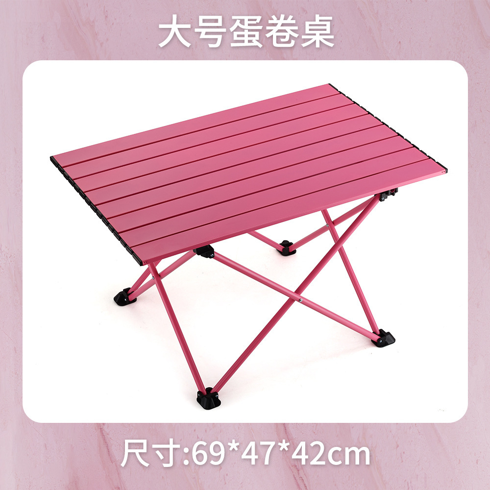 Large pink folding table storage bag