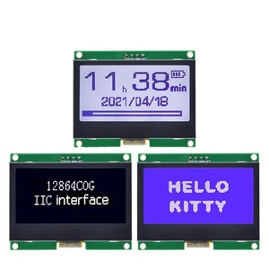 12864 IIC LCD-Modul 128 X64 I2C ST7567S COG Grafik bildschirm LCM-Panel 128x64 Punktmatrix-Bildschirm - Product Image 1