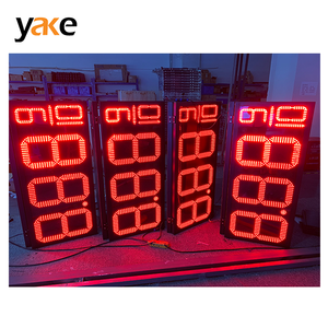 IP68Outdoor Bester Preis Yake LED Doppelseitige LED 88,88 4-stellige 7-Segment-LED-Tankstellenschild LED Benzin Preis Digital anzeige - Product Image 3