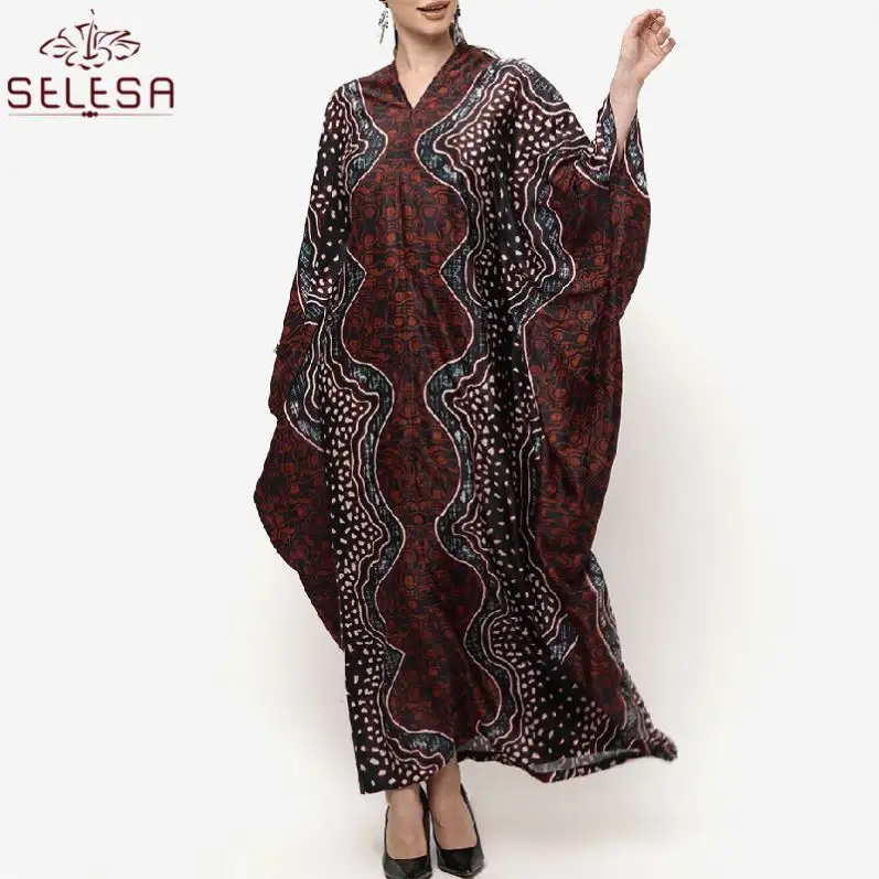Robe En mousseline de soie, nouveau modèle 2020, robe de plage de haute qualité, manches En dentelle, dubaï, vêtements islamiques turcs, Abaya-Kaftan, nouvelle collection