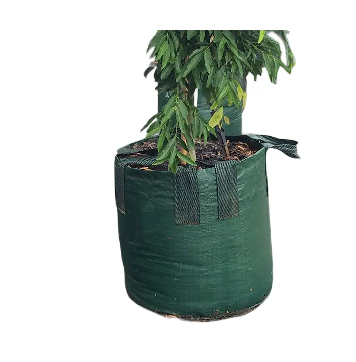 150 लीटर बुना बैग बढ़ने आउटडोर कृषि कपड़े पेड़ बैग