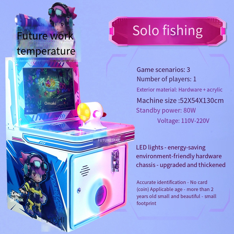 Single person fishing