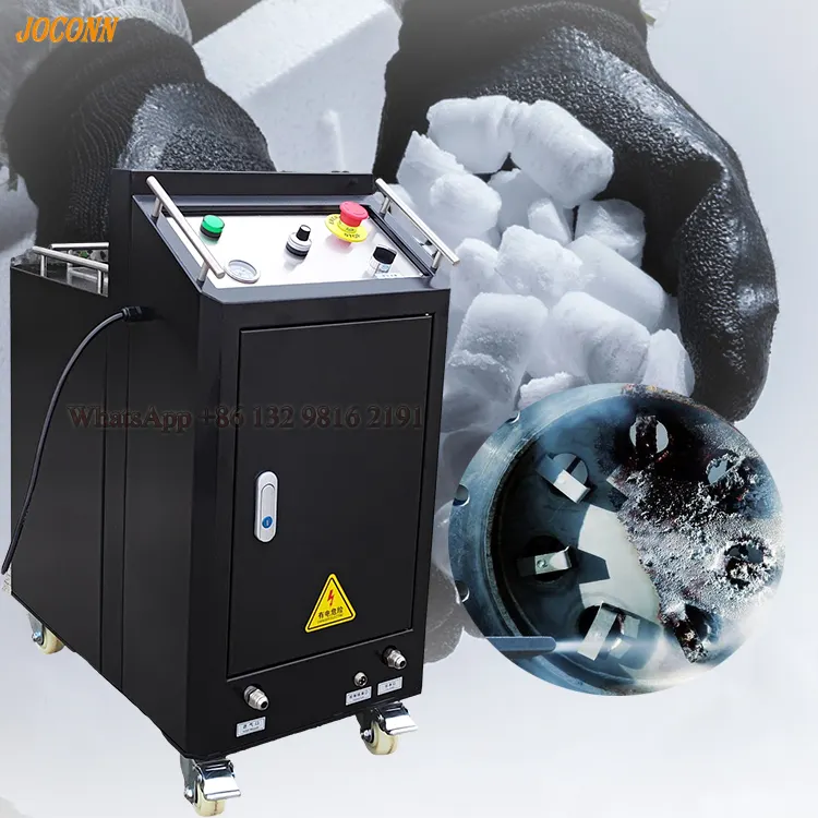 Máquina de fazer gelo seco para venda direta da fábrica, dispositivo de jateamento de gelo seco, máquina limpa de gelo seco para carro
