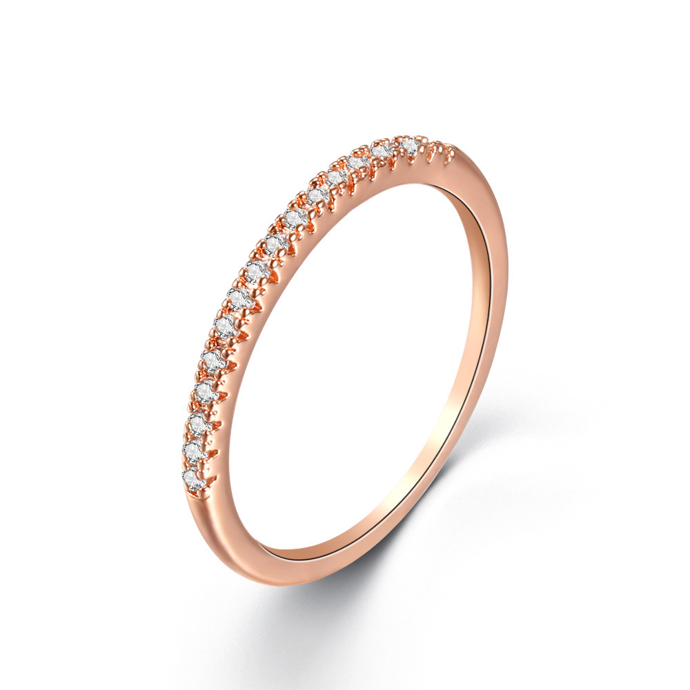 Rose gold secondary ring