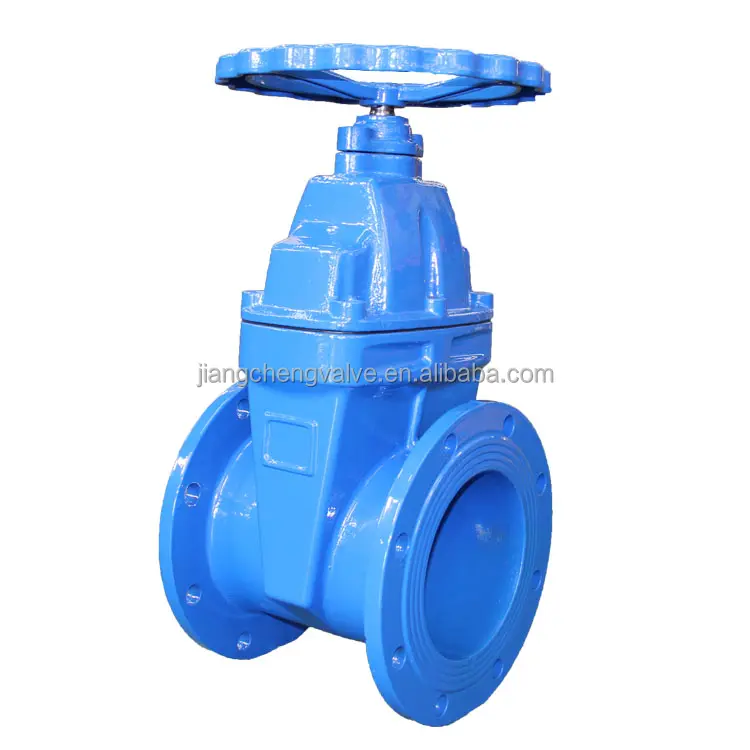 Non rising stem discharge elastic soft seal gate valve soft seal gate valve gate valve for hydraulic engineering