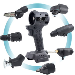 ACTS68電気コンボキット21Vリチウム電池電源コードレスドリルツールコンボセット