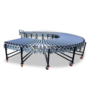 Customized Rubber-coated Anti-slip Flexible Roller <strong>Conveyor</strong> Powered Roller Line Galvanized Roller <strong>Conveyor</strong> for Boxes <strong>Unloading</strong> - Product Image 3