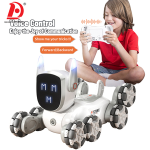 HUADA 8 Räder Smart Interactive Programming Robot Hundes pielzeug für Kinder Stunt Drift Fernbedienung Maschine Hundes pielzeug RC Hobby - Product Image 1