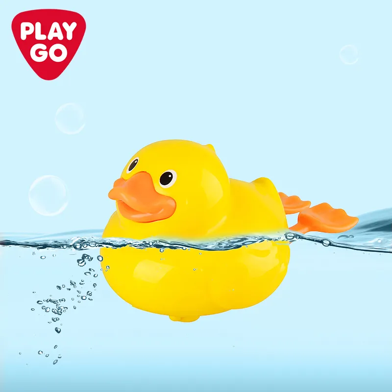 Playgo SPLASHY mainan mandi air, hewan bermain dengan bebek Aksesoris Kamar Mandi menyenangkan