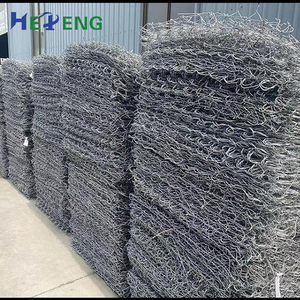 Gabion коробка подпорные стены шестиугольная габионная проволочная сетка оцинкованная корзина каменная клетка тканая сетка из железной проволоки - Product Image 4