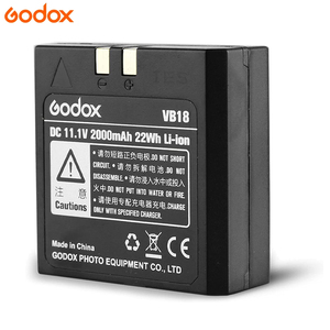 Godox VB-18 VB18ชุดแบตเตอรี่ Li-Ion 11.1V, 2000MAh สำหรับ V850II V860II โคมไฟแฟลชของกล้อง650กะพริบเต็มรูปแบบด้วยซีรี่ส์ - Product Image 3