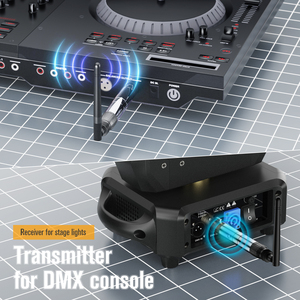 2,4 г Dmx контроллер для управления сценическим освещением Dmx512 1 шт. беспроводной передатчик и 3 шт. длинный беспроводной приемник - Product Image 6