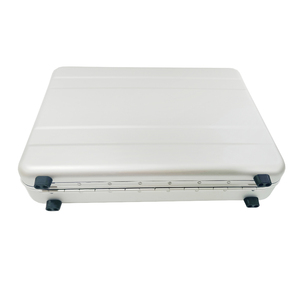 带内部分隔器和锁的大型铝制硬理发盒工具携带箱 - Product Image 4