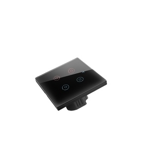 Tuya WiFi Touch Smart Switch Licht ohne Neutral draht Glaswand EU Zwei-Wege-Steuerung 220V Timer für Alexa Google Home - Product Image 1