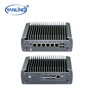 Server di rete i3 i5 i7 di alta qualità 4 POE pc industriale senza ventola Ethernet 6 LAN 4G WiFi Rugged pc - Product Image 3