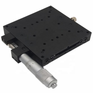 SEMX40-AS XEG 40 X Axis 40x40mm Precision <strong>Linear</strong> <strong>Guide</strong> <strong>Sliding</strong> Track Micrometer Manual Fine-tuning Cross Roller <strong>Linear</strong> Stage - Product Image 5