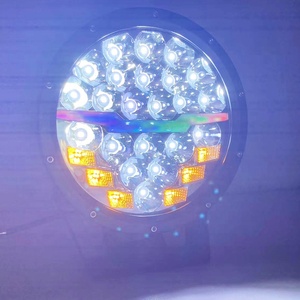2024 New Unique Design <strong>220W</strong> 9 Inch Off Road Bright Spot With Turning Light RGB Daytime Running Light <strong>LED</strong> Driving Light - Product Image 5
