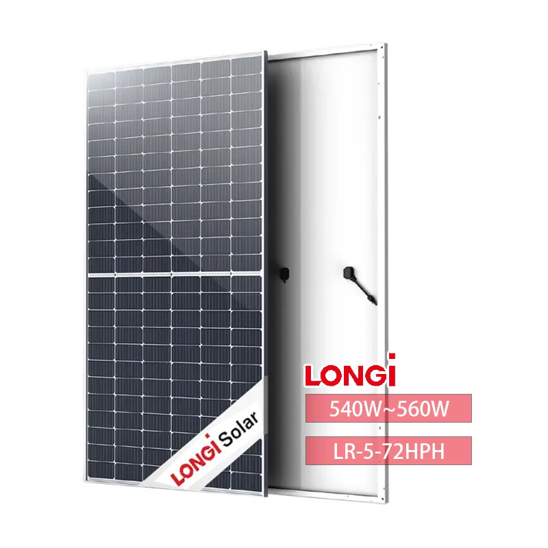 Armazém de Roterdã em estoque 48v 540w 550w 560w painel solar fotovoltaico painel monocristalino solar 600w