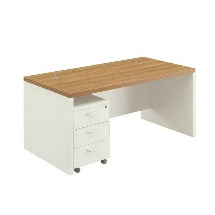 Современный офисный стол для офиса из массива дерева для домашнего офиса и учебы-прочный и простой в сборке-идеально подходит для работы