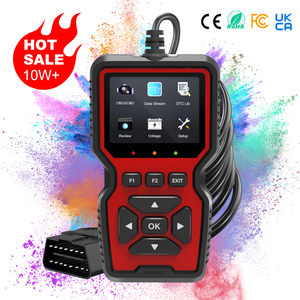 热卖V519手持OBD 2读码器读取擦除码车辆故障排除设备增强型obd-ii扫描仪适用于所有汽车 - Product Image 1