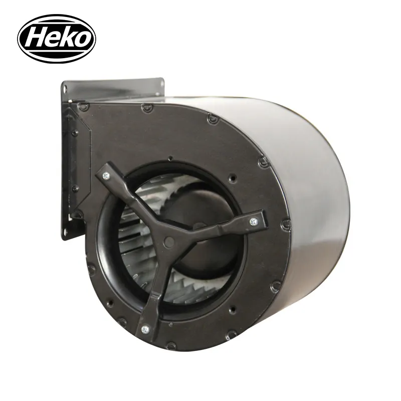 HEKO EC120mm 230VAC BLDC Refroidisseur de moteur à rotor externe Ventilateur de ventilateur à double entrée Ventilateur centrifuge à double entrée