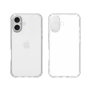 IPhone16用の新しいクリア電話ケース耐衝撃性透明エアコーナーTPU iPhone 16 Pro <span class=keywords><strong>Max</strong></span> 16 Plus用のクリア電話ケースカバー