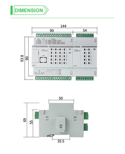 Acrel-Unidades de terminales remotas inteligentes de entrada digital de 16 vías para comunicación y redes, para uso en red - Product Image 4