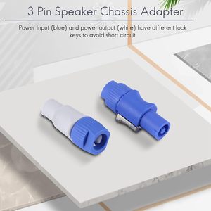 Juego de entrada y salida de conector Powercon adecuado para conector de alimentación Nac3fca Powercon Color azul - Product Image 3