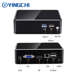 Mini-PC Celeron J4125 Quad-Core Win10/11 Pro Linux DDR4 RAM MSATA-Speicher 12V X86 4K Desktop-Computer