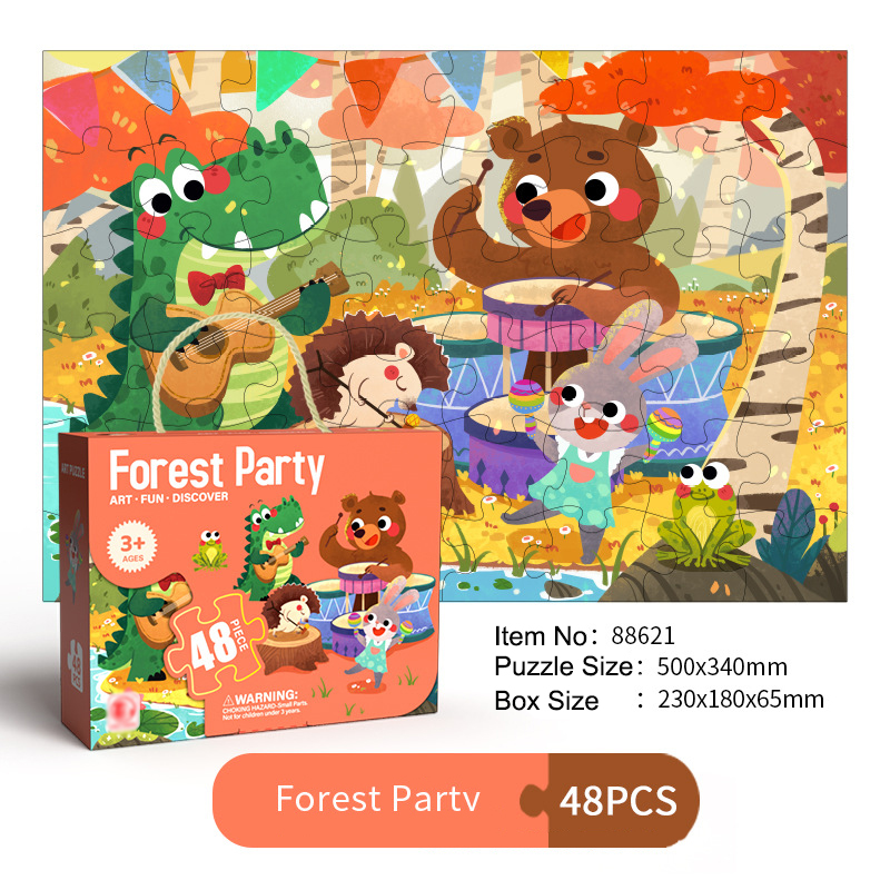 48pcs Fête de la Forêt