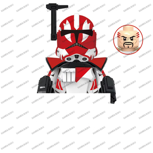 X0350 Clone Trooper <strong>Commander</strong> Ganch ARC Trooper Seven Mini Plastic Building <strong>Blocks</strong> Educational Kid Toy - Product Image 1