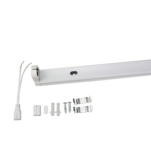 LEDランプ0.6M 1.2M Ledチューブ継手フィクスチャ4FT T8シングルダブルチューブカバーなし工場直販ブラケット - Product Image 1