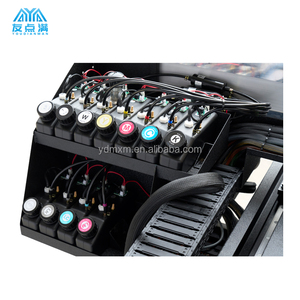 Yüksek hassasiyetli UV yazıcı 4 kafaları 8 renk EPSON baskı nozulları görsel CCD fonksiyonu ile Metal Gabric plastik BASKI MAKİNESİ - Product Image 2