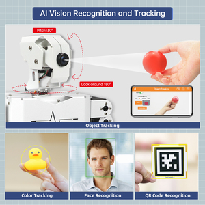 Hiwonder TonyPi AI vizyon tanıma ve izleme ses etkileşimi ahududu Pi 5 insansı Python programlama robotu okul için
